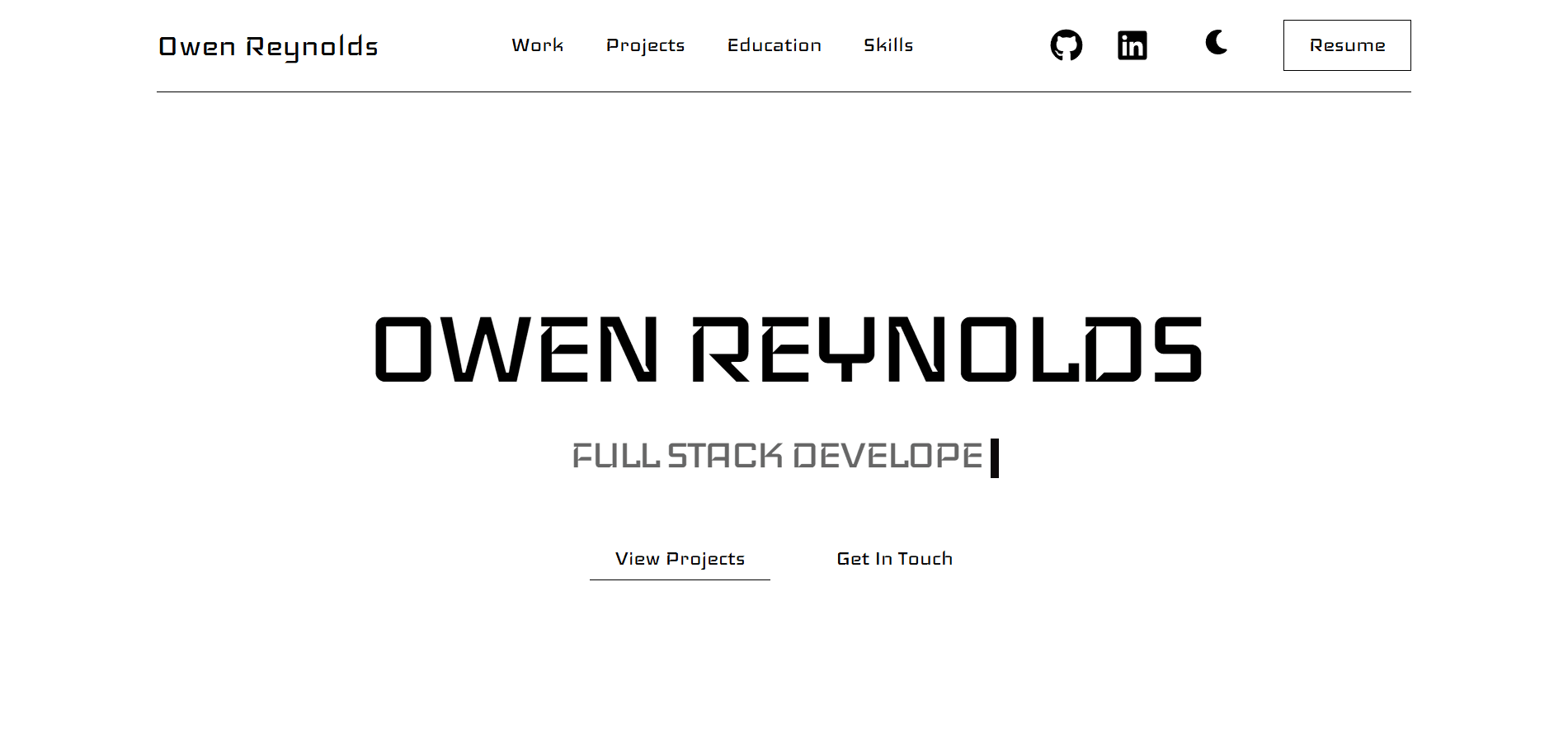 Owen Reynolds Portfolio